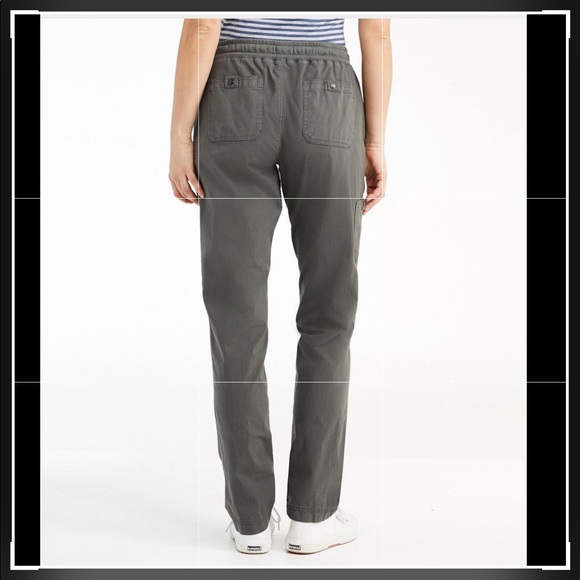 NWT L.L. Bean Women's Stretch Ripstop Pull-On Pants - Picture 4 of 8